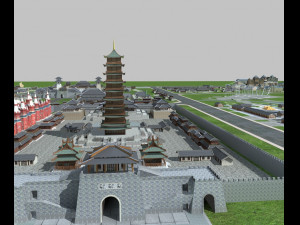 Ancient architecture 3D Model