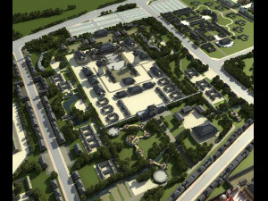 Arquitetura antiga Modelo 3D