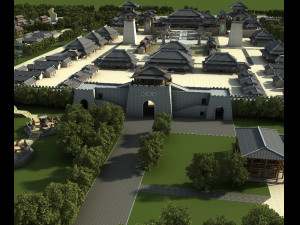 Ancient architecture 3D Model