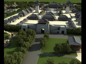 Ancient architecture 3D Model