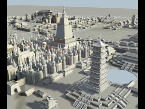 Ancient architecture 3D Model