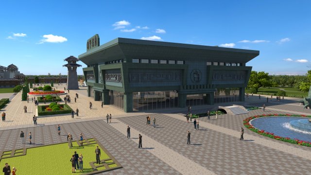 Tripod building 3D-Modell .c4d .max .obj .3ds .fbx .stl .blend 