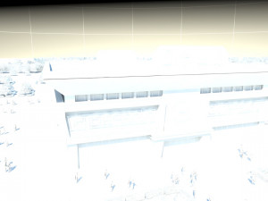 Tripod building 3D-Modell