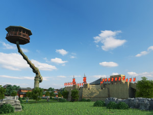 Ancient architecture Model 3D