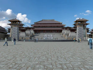 Ancient architecture 3D Model