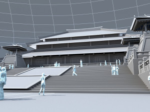 Ancient architecture 3D मॉडल