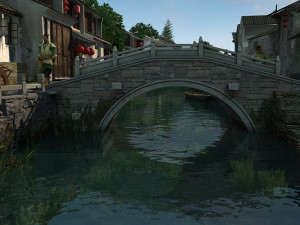 Ancient town 3D 모델