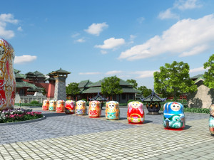Ancient architecture 3D Model