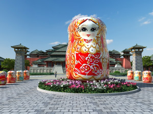 Ancient architecture 3D Model