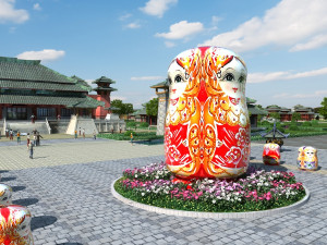 Ancient architecture 3D Model