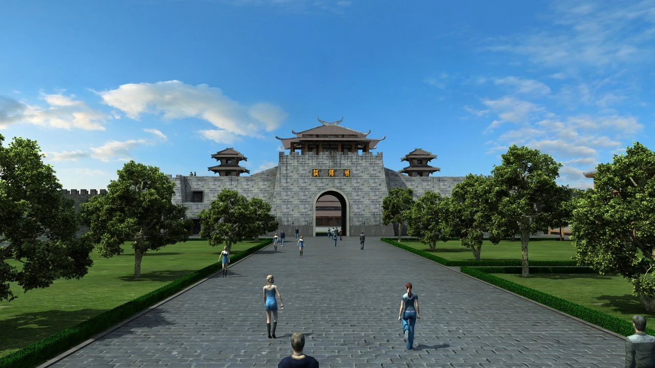 Ancient architecture 3D Model .c4d .max .obj .3ds .fbx .stl .blend