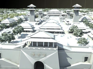 Ancient architecture 3D Model