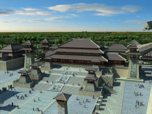 Ancient architecture 3D Model