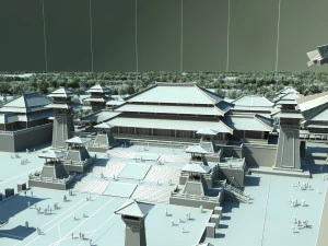 Ancient architecture 3D Model