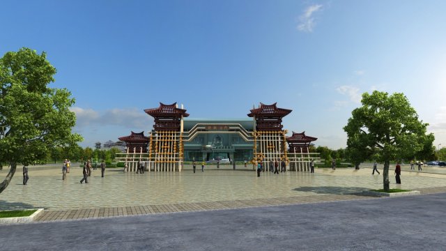 Ancient architecture Modello 3D .c4d .max .obj .3ds .fbx .stl .blend 