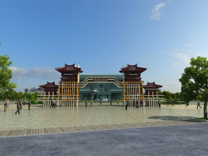 Ancient architecture 3D Model