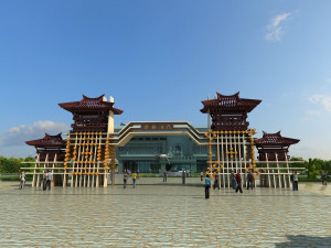 Ancient architecture Modello 3D