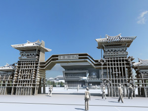 Ancient architecture Modello 3D