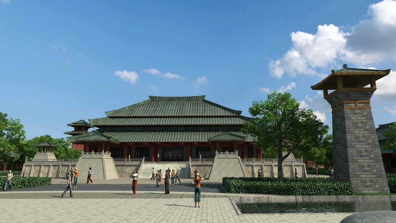 Palace 3D Model .c4d .max .obj .3ds .fbx .stl .blend 