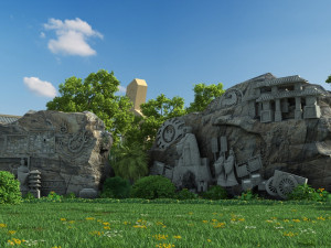Ancient architecture 3D Model