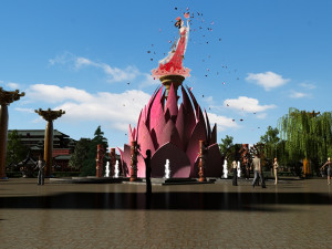 Ancient architecture 3D Model