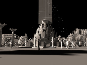 Ancient architecture 3D Model