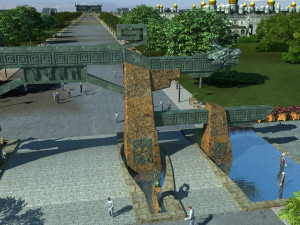 Ancient architecture 3D-Modell