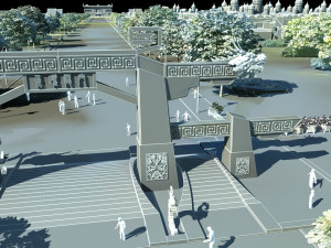 Ancient architecture 3D-Modell