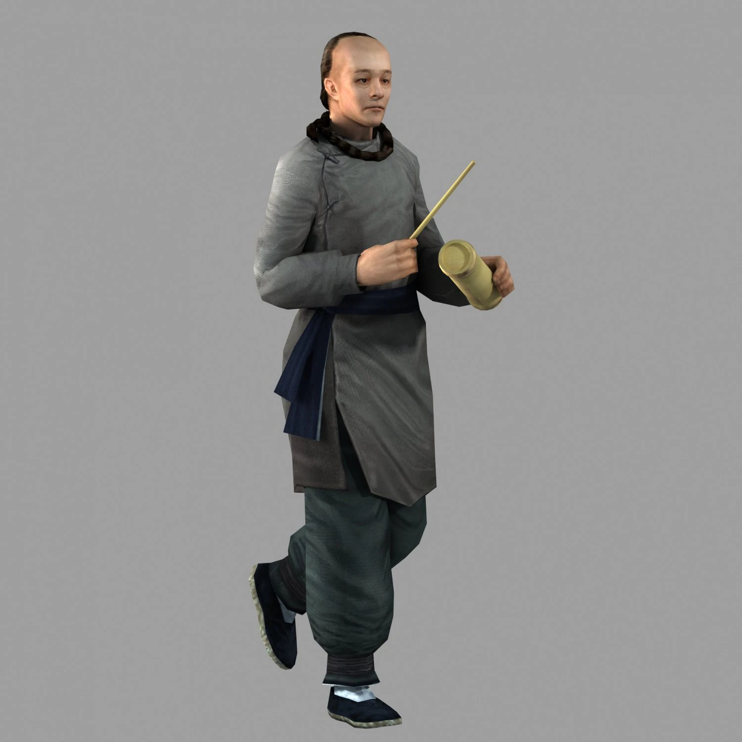 Man in Qing Dynasty 3D Model .c4d .max .obj .3ds .fbx .stl .blend 