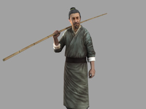 Song Dynasty Men 3D Model