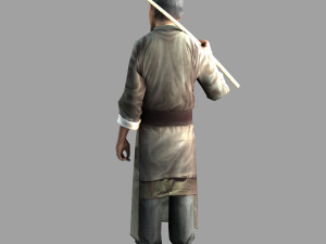Song Dynasty Men Model 3D