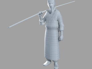 Song Dynasty Men Model 3D