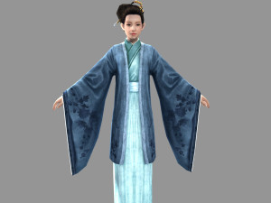 Song Dynasty Women Modelo 3D