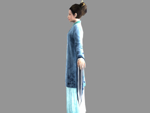 Song Dynasty Women Modèle 3D