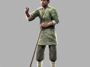 Song Dynasty Men Modelo 3D