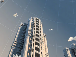 City building 3D Model