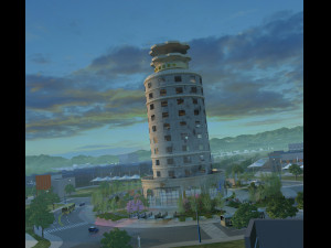 Bottle building 3D Model