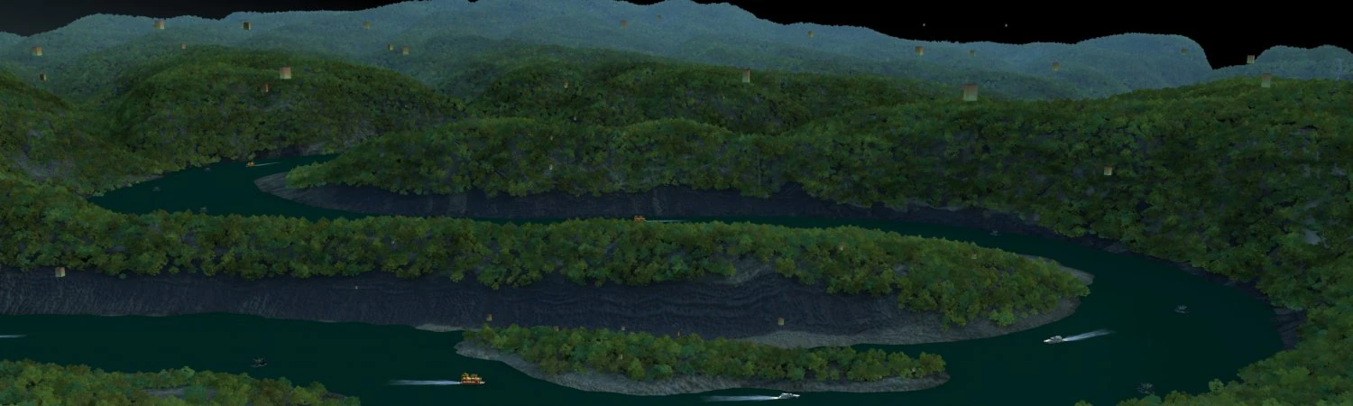 River 3D Model .c4d .max .obj .3ds .fbx .stl .blend 