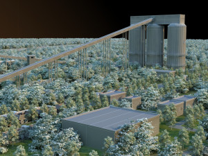 Chemical plant 3D Model