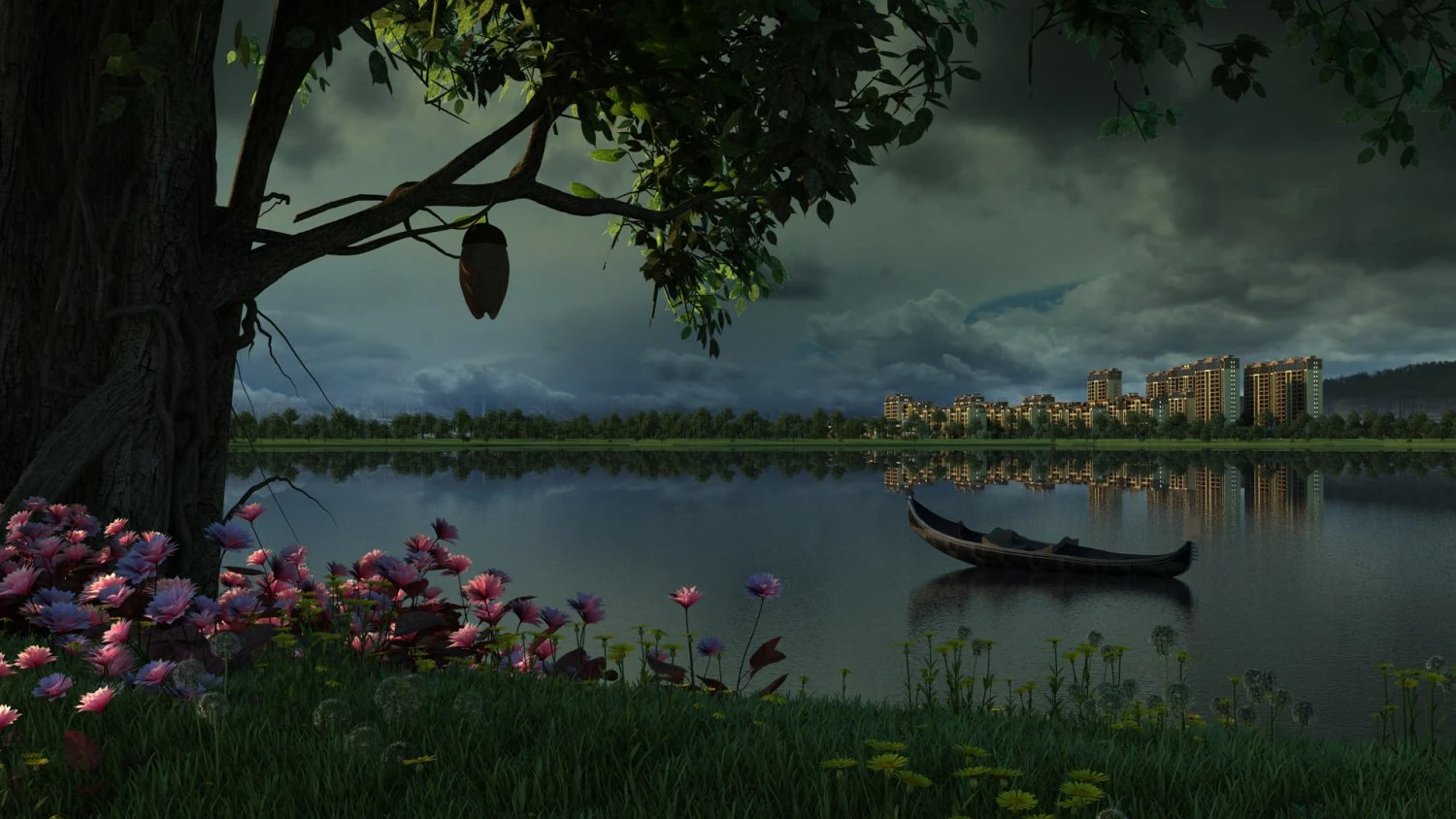 Riverside 3D Model .c4d .max .obj .3ds .fbx .stl .blend 