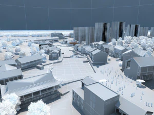 City building 3D Model