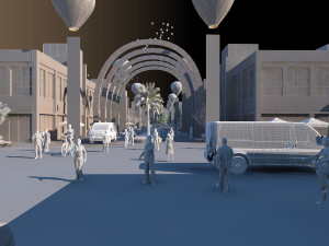 Wholesale market 3D 모델