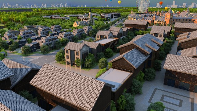 City building 3D Model .c4d .max .obj .3ds .fbx .stl .blend 