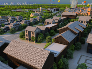 City building Modèle 3D
