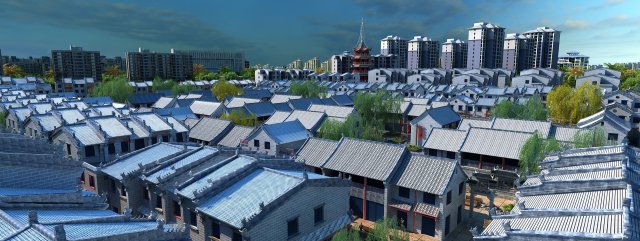 City building Modelo 3D .c4d .max .obj .3ds .fbx .stl .blend 