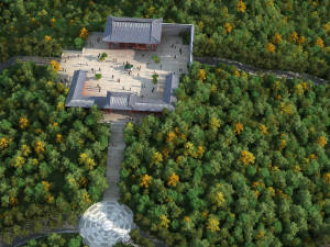 Temple 3D 모델