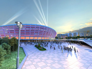 Stadium 3D-Modell