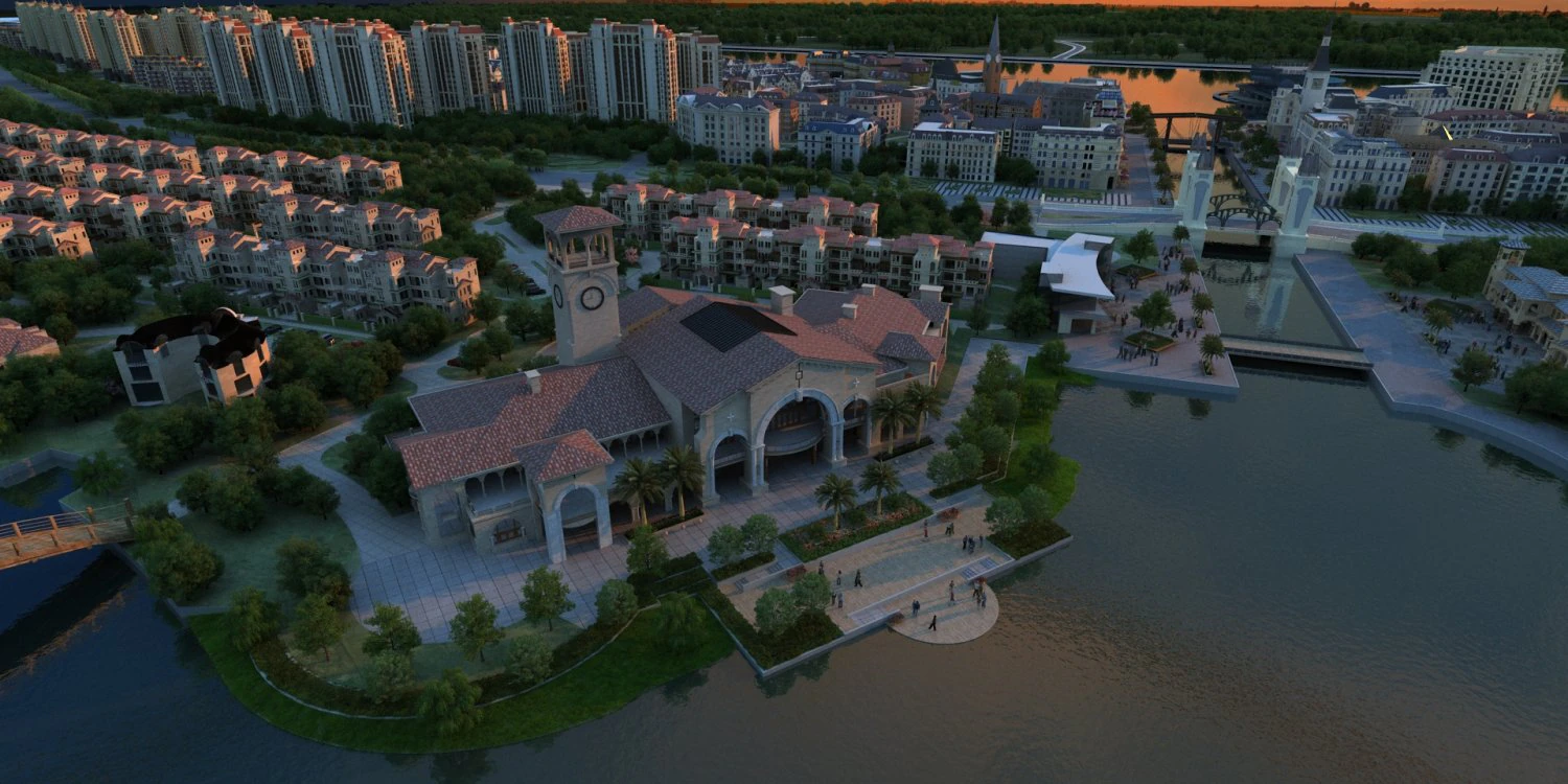 City building 3D Model .c4d .max .obj .3ds .fbx .stl .blend