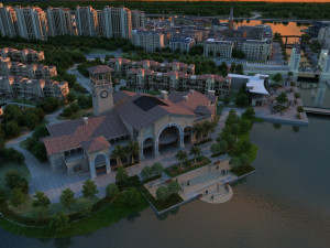 City building 3D Model
