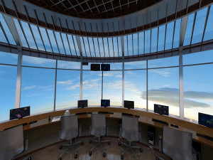 Airport tower 3D Model